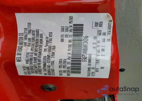 2006 Ford Focus Zx4 из США, поврежденный, VIN 1FAFP34N86W134246